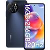 Blackview Smartphone, 16GB RAM+256GB ROM/2TB-TF, MediaTek Helio G99, 6.78'' FHD+/120Hz, 64MP+13MP, 5000mAh/33W, Android 13, 4G Dual SIM Telefono, NFC/Face ID/Fingerprint/OTG/3 Slot/3.5mm Jack