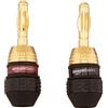 Amazon Basics Connettore a banana, 12 paia, confezione da 24, Nero
