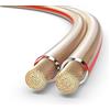 PureLink SP050-015 Cavo per diffusori 2x1,5 mm² (filo 99,9% OFC rame pieno 0,20 mm) Cavo per diffusori HiFi, 15 m, trasparente