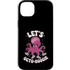 Retro Disco Octopus Dance Ocean Party Vi Consente Octo Boogie Retro Disco Polpo Dance Vibes Custodia per iPhone 14 Plus