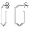 Olivia Burton Orecchini Geometrici a Cerchio da Donna Collezione EVER STACKED in Acciaio Inossidabile - 24100292