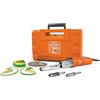 FEIN Set START Levigatrice a nastro BF 10-280E per levigare angoli e bordi di acciaio inox, Nr,giri a vuoto 10 000-28 000 1/min, Nastro 520 x 3/6/20 mm, Velocità nastro 12-32 mt/sec