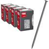 TOX Chiodi TOX in 4 misure con testa svasata, set per semplici giunti in legno e superfici piane - 1,2x20 / 1,4x25 / 1,6x30 / 1,8x35 mm - acciaio lucido, 400 g ciascuno in scatola, 063909004