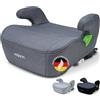 Osann Junior Isofix i-Size - Seduta rialzata con Isofix Auto per bambini (126-150 cm), colore: Grigio elefante
