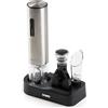 DOMO DO3103 - Set apribottiglie con illuminazione a LED, ricaricabile, in acciaio INOX
