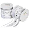 Halbach Seidenbänder Set di 6 rotoli di nastri decorativi natalizi e cordoncini | confezione regalo