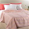 Caleffi Copriletto Singolo Non Trapuntato, Optical Art, 50% Cotone 50% Poliestere, 170x260cm, Arancio, 1006784