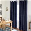TOWN & COUNTRY EVERYDAY Exclusive Home Curtains Town & Country Everyday Oxford Coppia di Tende per Finestra con Occhielli, Tessuto, Marina Militare, W 52 x L 84 (2 Panels), 2 unità