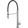 Foster Miscelatore Monocomando Cucina Acciaio Inox AISI 316 Satinato con Canna Girevole e Doccia Snodabile Collezione Marine Tube Foster 8477 100 - 8477100