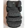moon-bebe Custodia compatibile con seggiolino auto Cybex Pallas, Silver Pallas Fix e Pallas 2 Fix Nergo (nero stelle)
