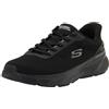 Skechers Edgeride ErlsonSneaker Uomo, Pu Lavorato a Maglia Nera, 43 EU
