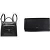 Fossil Donna Parker Borsa in pelle nera e portafoglio Logan, Set
