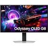 Samsung amsung Monitor Gaming Odyssey OLED G8 (S27FG816SU), Flat, 27'', 3840x2160 (UHD 4K), 16:9, HDR10+, OLED, 240Hz, 0,03ms (GtG), FreeSync Premium Pro, HDMI, DP, Ingresso Audio, HAS, Pivot