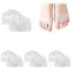 Fine jade2 4 Paia, Separadita Piedi Silicone, Toe Separator, Traspirante, Morbido, Comodo Ed Elastico, Adatto Per Le Dita Dei Piedi Rilassanti E Correggere Il Valgo Della Punta