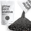 Hemway nero vernice glitter Additivo Chunky 1/40 0,6 millimetri per emulsione a base di acqua - Interior & Exterior parete, soffitto, legno, vernice, Matt, lucido, raso, seta - 100g / 3,5 once