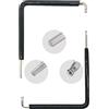 Hayaww 2 Pezzi Set Chiave di Regolazione per Finestre,Torx 15,testa esagonale/sfera 4 mm,Chiave a Brugola di regolazione per finestra (A)