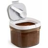 ZoeQide Moka per Caffè,800ml Contenitore Caffe, Coperchio Sigillato con Cucchiaio Dosatore Caffe Lattine di Caffè Macinato può Essere Utilizzato Per Conservare Polvere di Caffè, Spezie, Vaniglia, Caramelle