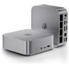 Beelink Mini PC SER8, AMD Ryzen 7 8745HS (8C/16T, up to 4.9GHz), 24GB DDR5 1TB M.2 PCIe4.0 SSD, 4K Triple Display, USB4, HDMI, DP1.4, BT5.2, WiFi6, 2.5G LAN, Mini Gaming Computer