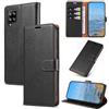 KKEIKO Cover per Samsung Galaxy A22 4G / Galaxy M22, Antiurto Custodia in PU Pelle con Slot per Porta Carte, Magnetico Protettiva Cover per Samsung A22 4G / Galaxy M22, Nero