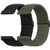 DMVEIMAL Cinturino 20mm Nylon per Samsung Galaxy Watch 7/6/5/4/FE 40mm 44mm/Watch 3 41mm/per Amazfit Gts 2 Mini/2/Gtr 4/Bip 3 Pro/Bip U,Cinturini 2PCS Sport per Smartwatch 6 Classic 47mm 43mm/5 Pro 45mm Band