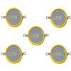 EASTCELL 5 batterie F2-CMOS BIOS BR / CR2032-1F2 con linguetta di saldatura da 3 V per PC usa e getta v