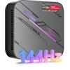 Blackview Mini PC Blackview MP100 W-11 Pro, Ryzen 5 7430U (7 nm, 6C/12T, 4,3 GHz), 32 GB DDR4, SSD M.2 da 1 TB, DP 1.4 + HDMI 2.0 + Type-C, display triplo UHD 4K, WIFI 6/BT 5.2/RJ45 Dual LAN Mini computer