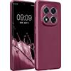 kwmobile Custodia Compatibile con Xiaomi Redmi Note 14 PRO 5G / Poco X7 Cover - Protezione Back Case Morbida - Silicone TPU Effetto Metallizzato Lavanda Metallizzato