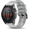 CHULN 26mm Silicone Cinturino per Garmin Fenix 8 51mm/Fenix 7X Pro/Fenix 7X/Fenix 6X/Fenix 6X Pro/Fenix 5X/Fenix 5X Plus, Regolabile Sportiva Cinturino di Ricambio per Smartwatch.(No host)