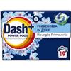 Dash Power Pods Detersivo Lavatrice In Capsule, 19 Lavaggi, Freschezza Di Lenor, Risveglio Primaverile, rimuove addirittura gli odori di sudore vecchi di 7 giorni, per una pulizia impeccabile
