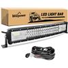 Willpower 270W arco Barra Led Fuoristrada Con 12V Cablaggio Kit, 22 pollice Barra a led 12v per Auto Trattore Camion ATV Barca 4x4