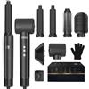 UKLISS Phon Capelli Professionale 7 in 1, Airstyler Set con 110000 giri/min Hair Dryer, Diffusore Capelli Ricci, Arricciacapelli Automatico, Piastra Capelli, Asciugacapelli Regalo per Donne Styling