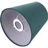 Mikikit 1pezzi Paralume Tessuto Per Lampada Accessorio Decorativo Per Lampadari E Lampade Da Parete Colore Verde Scuro Diffusore Di Luce Calda Per Camera E Soggiorno