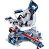 Bosch Professional BITURBO Troncatrice radiale a batteria GCM 18V-216 D (capacità taglio 66 x 305 mm, incl. 1 lama circ., 2 supporti pezzo in lavorazione, sacco raccoglipolvere, dispos. di serraggio)
