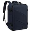 LOVEVOOK Zaino Ryanair 40x20x25, Zaino da Viaggio Aereo Bagaglio a Mano 20L Donna Uomo per PC Portatili 14 Pollici per Scuola e Lavoro Trekking, Blu Navy