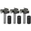 Genmitsu, 3 punte per fresa CNC a 3 taglienti, gambo da 1/4, diametro di taglio da 1,4 cm, punte per fresatura per lastra per lavorazione del legno, RB03A