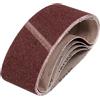 QUARKZMAN 76mm x 533mm Nastri Abrasivi, 6Pz 40 Grana Carta Vetrata per Levigatrice Ossido di Allumina Per Lavorazione Legno, Lucidatura Metalli, Affilatura Coltelli