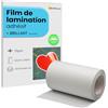 StarMaker Rotolo 22 cm x 50 m A4, pellicola lucida per laminazione a freddo, foglio laminato autoadesivo per foto e adesivi, compatibile con plotter da taglio