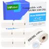 Molabel Etichette Molabel - 8 rotoli (con chip RFID) per Dymo S0904980-4 x 6 (104 mm x 159 mm), compatibili con le stampanti Dymo LabelWriter 4XL, 5XL, 220 etichette per rotolo.