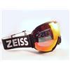 ZEISS Sonar - Occhiali da neve intercambiabili, per tutte le condizioni atmosferiche, occhiali protettivi da sci e snowboard, con 2 lenti, per sole o nuvola, misura adulto (rosso/arancione)