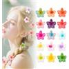 ZHYTUAL 15 Mollette Fiori per Capelli 4cm Fiori per Capelli Donna Ciappi per Donna Antiscivolo Adatte per la Vita Quotidiana Feste Spiaggia