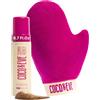 Coco & Eve Sunny Honey Mousse autoabbronzante naturale - (Medium) Set abbronzante Bali con guanto autoabbronzante | antietà, anti cellulite (212ml)