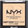 NYX Professional Makeup Fondotinta in polvere Can't Stop Won't Stop, Matte Finish, Light