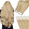 Easyouth Extention Biadesive Capelli Veri Biondo Extensions Biadesive Capelli Remy Tape Extension Umani Lisci #p27/613 30cm 30g 20Pz