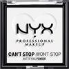NYX Professional Makeup Fondotinta in polvere Can't Stop Won't Stop, Matte Finish, Brightening Translucent
