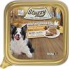 Stuzzy Monoprotein Alimento Umido per Cani Gusto Pollo, 99,9% Proteine Animali, 0,01% Proteine Vegetali, Cotto al Vapore, Alimento Completo per Cani, 16 x 100g