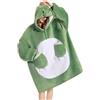 Coperta Con Cappuccio Oversize Per Adulti – Indossabile Con Tasche, Felpa Sherpa Morbida, Grigia