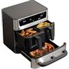 Cuisinart Tri Zone Air Fryer e forno 13,6L | Senza PFAS | 3 zone indipendenti | 2 cestelli 4,3L + forno 5L | 9 funzioni | Cottura sincronizzata e abbinata | Capacità XXXL