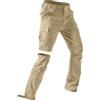 Fulidngzg Pantaloni Trekking Uomo con Zip Off Rimovibili e Caviglia Regolabile, Tasche Multiple Pantaloni da Lavoro Asciugatura Rapida Leggero Pantalone Tattici Stretch per Moto Caccia Montagna Ogni Stagione