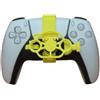 LVYXON Mini controller del volante per videogiochi di corse per console di gioco PS5, design compatto 3D, design compatto, selezione di colori vivaci, gameplay migliorato (giallo)