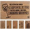 Olivo Tappeti OLIVO.shop COCCO FUNNY - Zerbino con scritte, Zerbino cocco ingresso simpatico, Tappeto cocco divertente, fondo in gomma, vari disegni, 40x60 cm (SPRITZ)